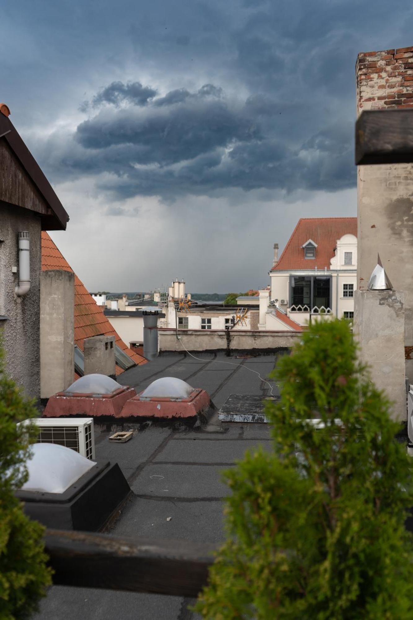 Ferienwohnung Gotyk Na Dotyk Z Tarasem Na Dachu Thorn Exterior foto
